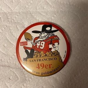 Large San Francisco 49er pin